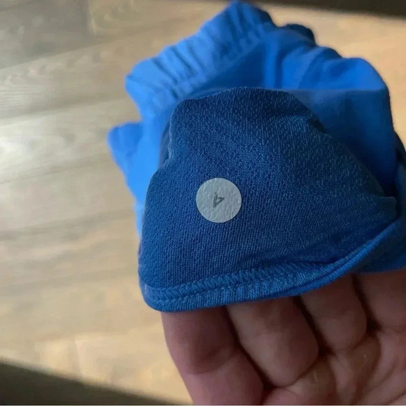 Blue Lululemon Strength and Tone short - Picture 5 of 5